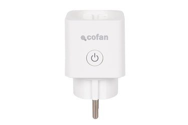 Cofan – Enchufe Inteligente WiFi + Bluetooth | Control Remoto desde App | Compatible con Alexa y Google | Temporizador y Protección Infantil